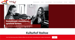 Desktop Screenshot of kulturhof-itzehoe.de